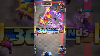 Attacking with firecracker in corner ll #shorts #clashroyale #gaming