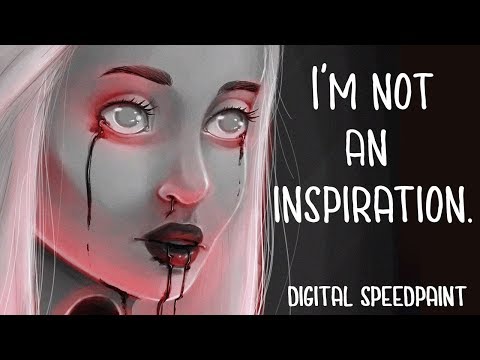 I Am Not an Inspiration / Chronic Illness Talk/ Digital Speedpaint