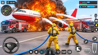 Симулятор вождения пожарной машины 3D — Спасательная миссия пожарных — Геймплей на Android screenshot 5