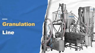 Senieer Granulation Line in Factory & Closed Granulation Line in Pharmaceutical Company