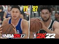 Hitting A 3pt Shot With Ben Simmons In Every NBA 2K!