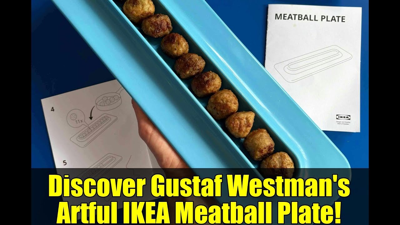 Discover Gustaf Westman's Artful IKEA Meatball Plate!