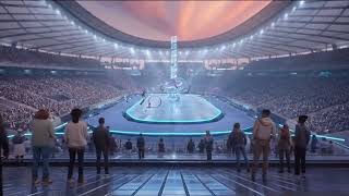 Rent a Futuristic Olympic Arena in Second Life Today