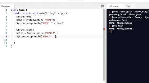 Java Programming Skills Using Replit: System.getenv()