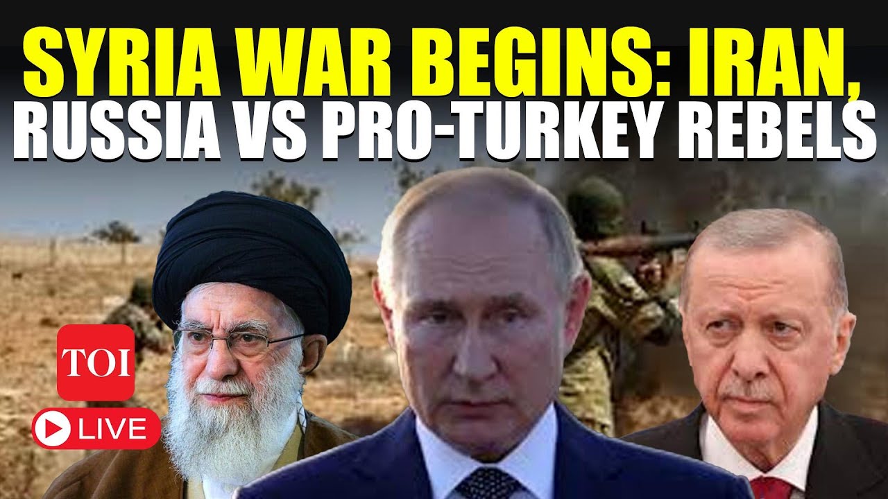 LIVE | Iran Enters Syria War After Russia; Tehran Warns Rebels | Pro-Turkey HTS On Rampage