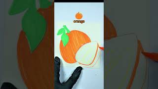 Juicy Orange Delight Adorable Art With Soothing Brushstrokes