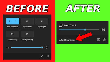 How to Fix Missing Screen Brightness Slider Option in Windows 11