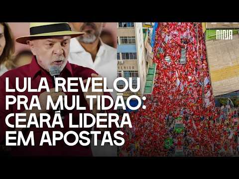 Lula gives a strong speech and questions the former Bolsonarist government at a campaign rally in...