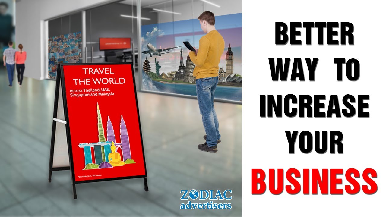 Folding Stand Board | Zodiac Advertisers | Advertising Materials | Personalized Gifts