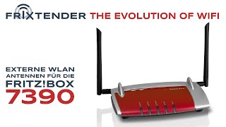 Fritz Box 7390 Mit Externen Wlan Antennen Nachrusten Frixtender Antennensets Youtube