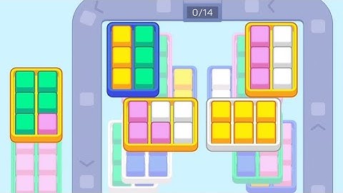Color Cube Match Level 14 Game Walkthrough