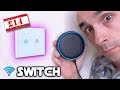 Alexa Enabled WIFI Light Switch | NO NEUTRAL REQUIRED! UK + US + EU