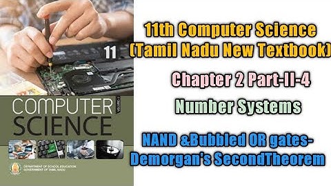 Number Systems/ Class 11/Chapter 2 Part-II-4/Tamil Nadu New Computer Science Textbook