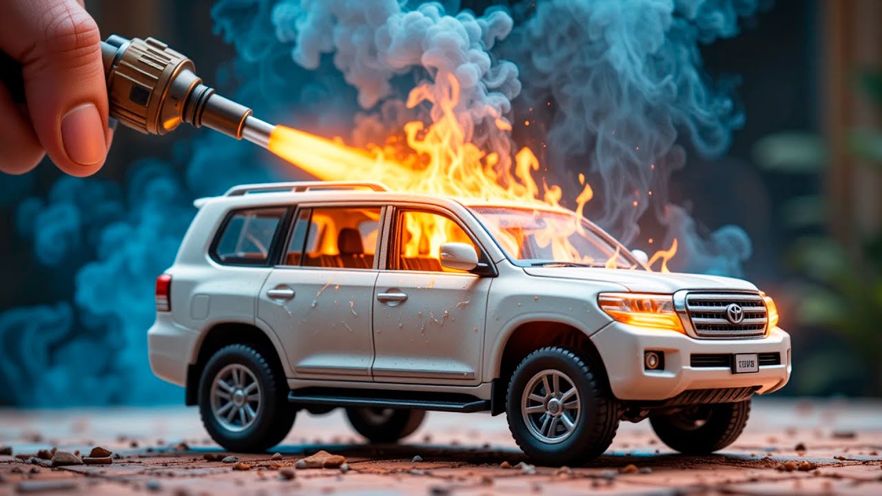 Torch vs Diecast Car - Melting Metal in Real Time!