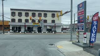 POV Shippensburg PA Lancaster NY Cat-Scale Stop Town Driving Weather Updates