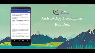 Android Studio Tutorial - RSS Reader screenshot 1