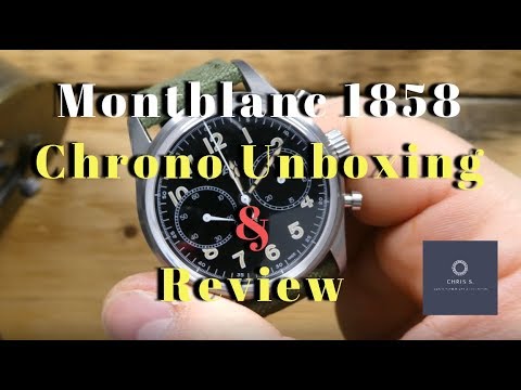 Montblanc 1858 Heritage Chronograph Unboxing and Review