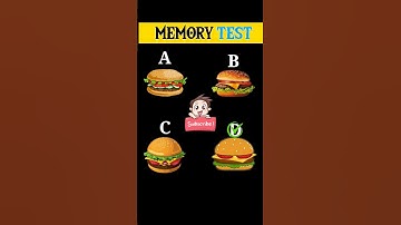 Memory Test : Guess the correct one ! | Memory puzzles and riddles #shorts #paheliyan #treding