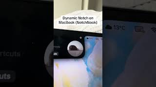 Dynamic Notch on MacBook using NotchNook! #fyp #mac #tech #dynamicisland #notchnook
