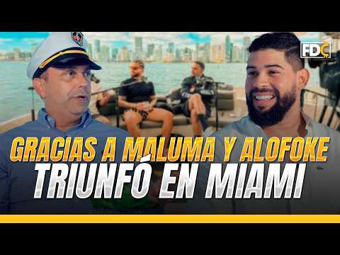 Gracias a Maluma y Alofoke triunfé en #Miami rentando botes