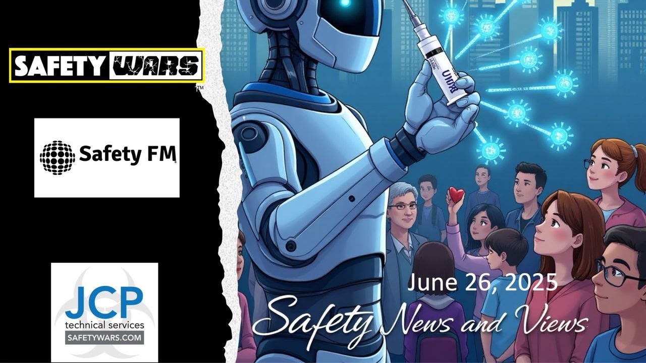 Safety Wars June 26, 2025 Vaccinations. Safety News and Views (replay)