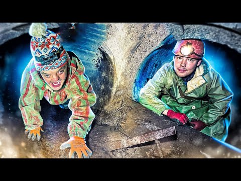 24 HOURS in the PIPE! KOTEFEY and the SECRETS ROOM! [3/4]
