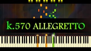 Piano Sonata No. 17, K.570 (3rd mvt) // MOZART