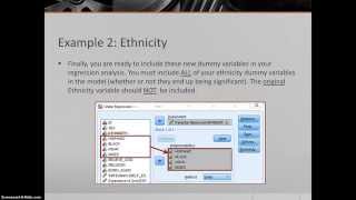 Dummy Coding - 2 of 3 Net Worth
