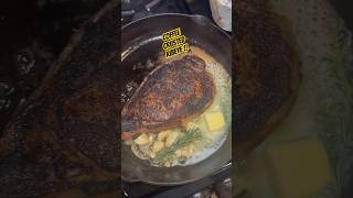 Coffee crusted ribeye