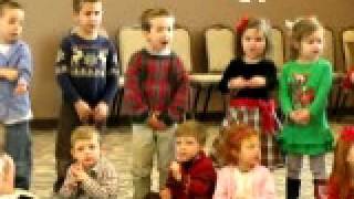 AIdan pre-k christmas song 2
