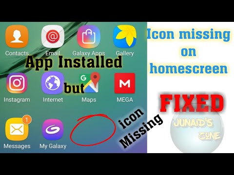 App Icons Not Showing on home screen Solved |  App Icons Disappear || JUNAID&rsquo;s Zone