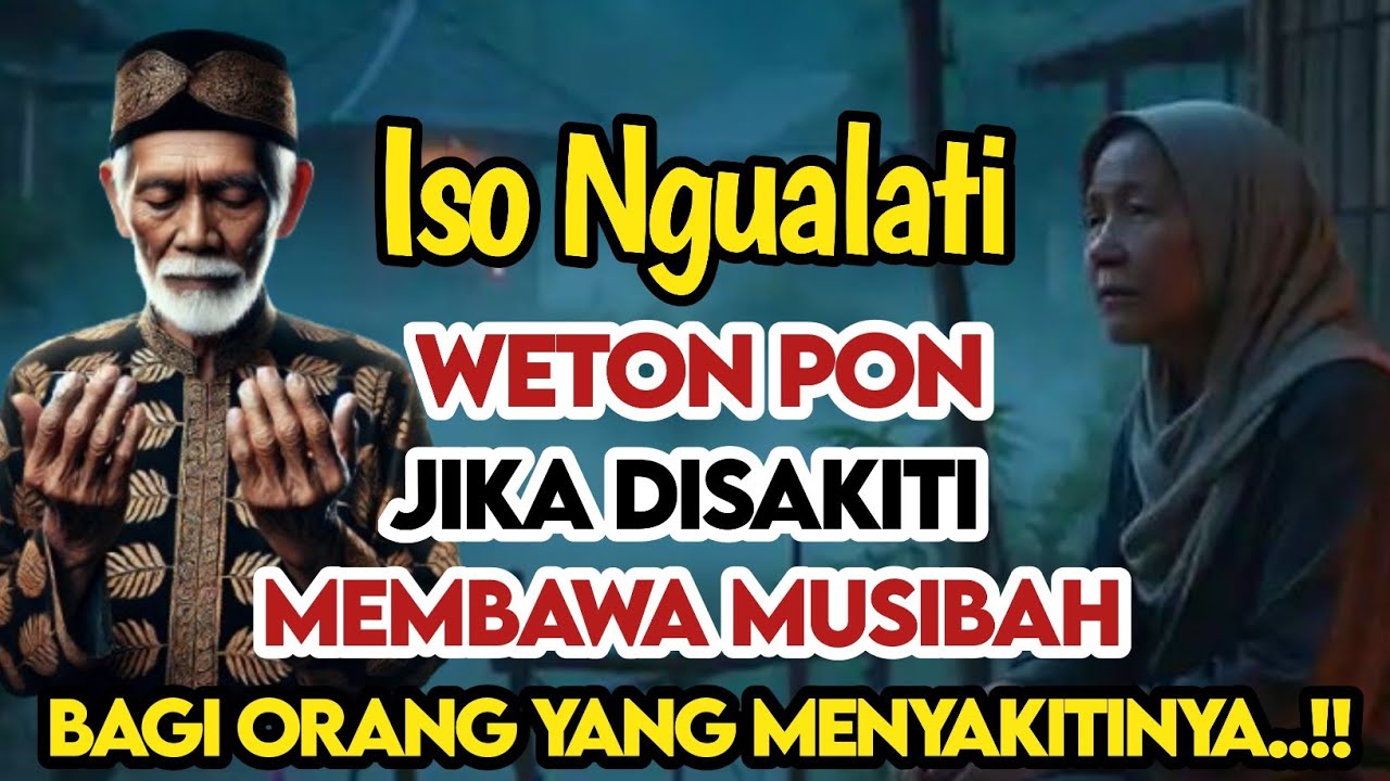 ISO NGUALATI‼️JANGAN SAKITI HATI ORANG WETON PON KEKUATAN TERSEMBUNYI DAN REZEKI BESAR DIBALIKNYA
