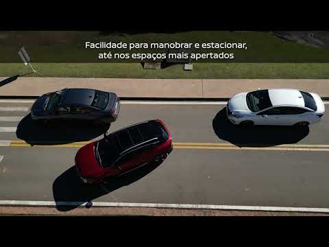 Novo Nissan Kicks | Visão 360 com detector de objetos em movimento e sensor de estacionamento