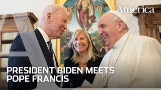 What President Biden said to Pope Francis at the Vatican | America Media