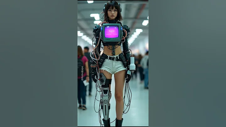 Korean Cyborg Exhibition #cyberpunk #robot #aiart