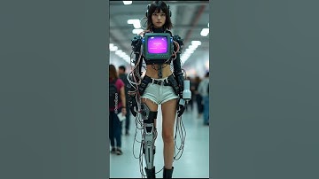 Korean Cyborg Exhibition #cyberpunk #robot #aiart