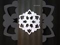 Easy beautiful paper snowflake❄️✂️ | Paper snowflake making #snowflakes #viralshorts #trendingshorts
