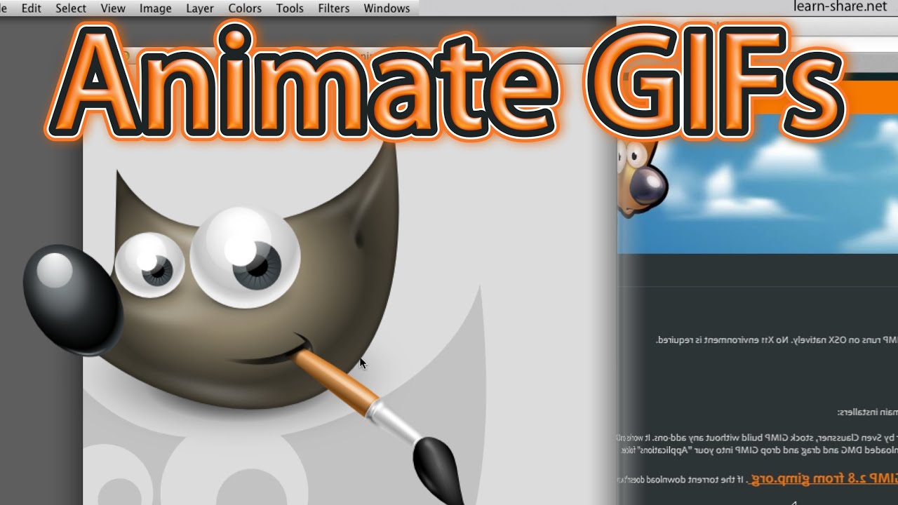 Gimpedia — Tutorial how to make gif on gimp