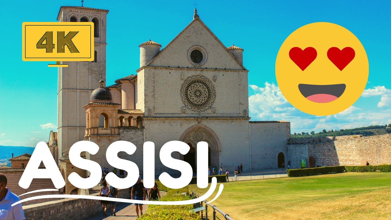 Assisi, Italy Virtual Walking Tour City 2022 4K/60FPS ASMR YouTube