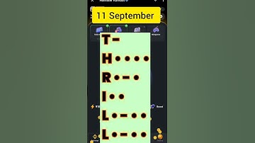 11 September Daily Cipher—Code for 1 m Coins | hamster kombat daily cipher 7 September daily Cipher