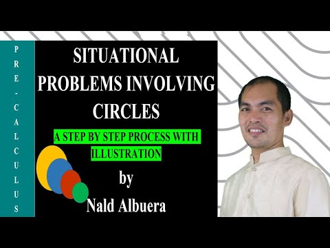 Situational Problems Involving Circles - A step by step process - YouTube