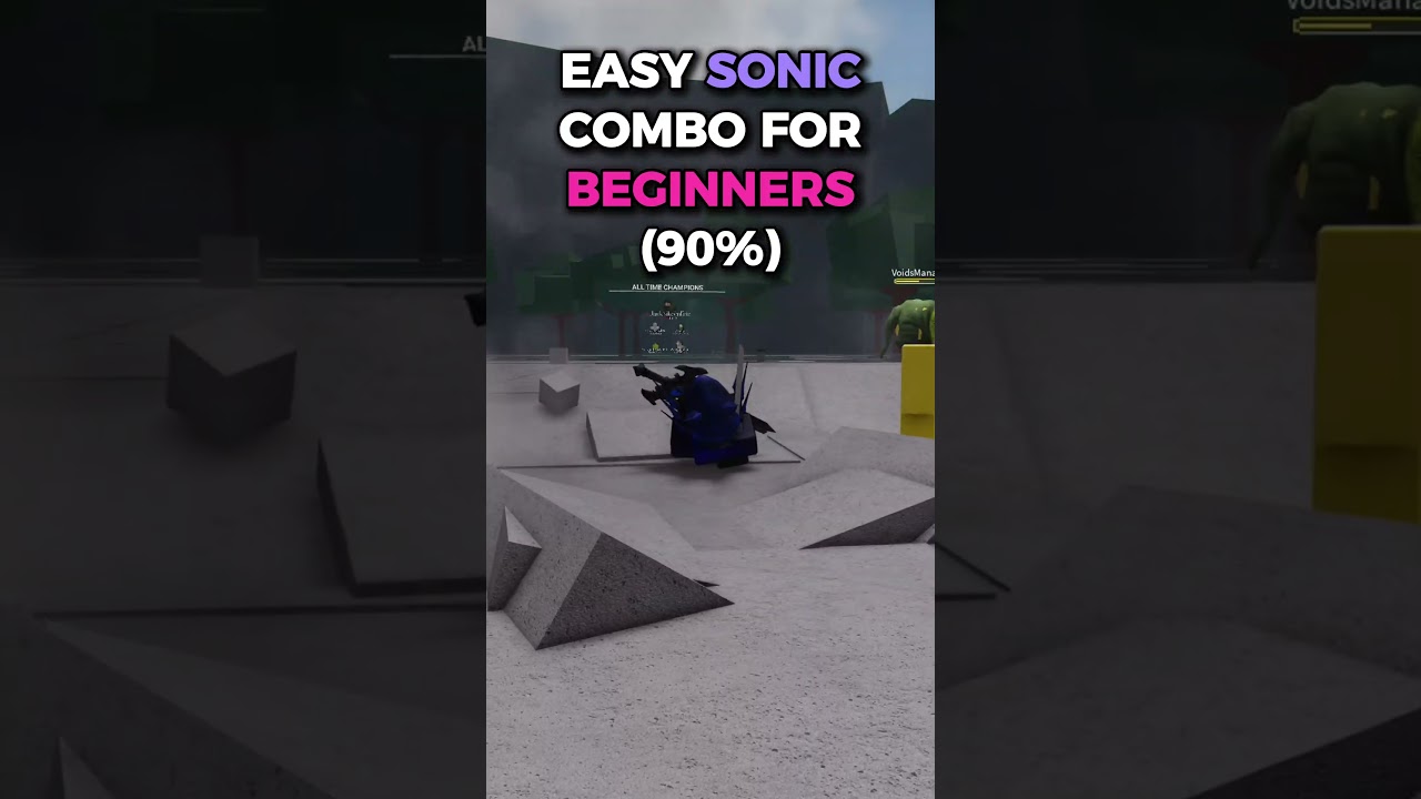 Easy Sonic Combo For Beginners (90%) || The Strongest Battlegrounds