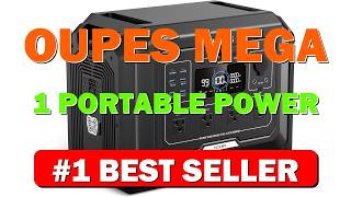 OUPES Mega 1 Portable Power Station 2000W (Surge 4500W) 1024Wh LiFePO4 Battery - B0F1YMBPLQ