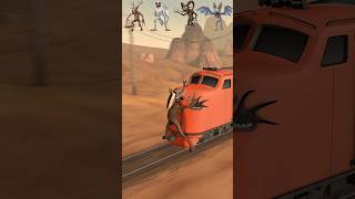 99 Nights in the Forest vs Train CHALLENGE 🚂🌲 #gmod #sfm