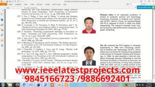 IEEE 2017: Efficient Recommendation of De-identification Policies using MapReduce