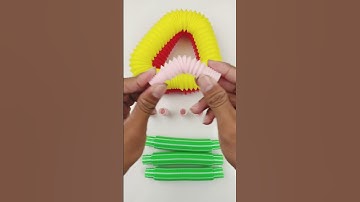 Robot sound ASMR creative satisfying of pop tube #asmrsounds #satisfyingvideo #relaxing #shrots #diy