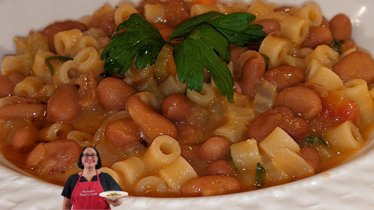 Pasta e Fagioli - Best recipe for Pasta Fagioli- Cook in less than 45 minutes.