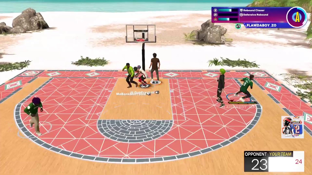 NBA2K24 current gen MC Rec Park 3v3Walkons YouTube