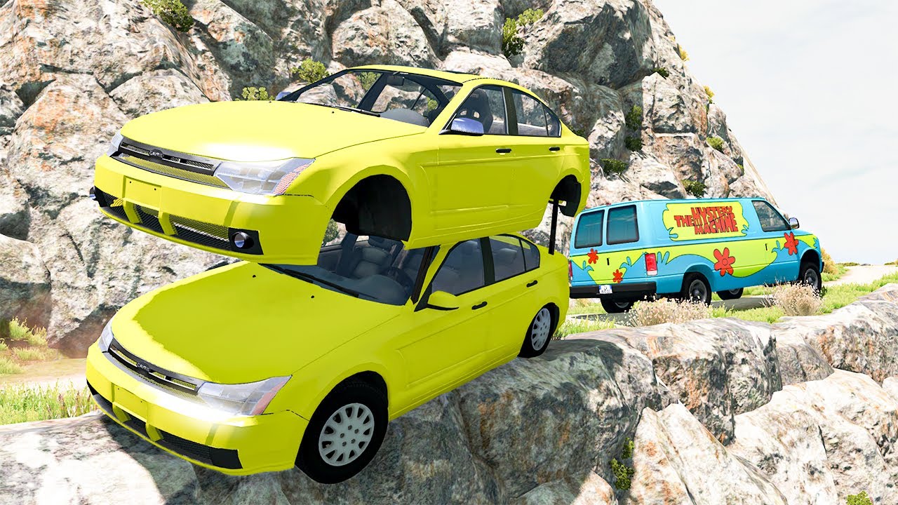 Cliff Drops #56 - BeamNG DRIVE | SmashChan