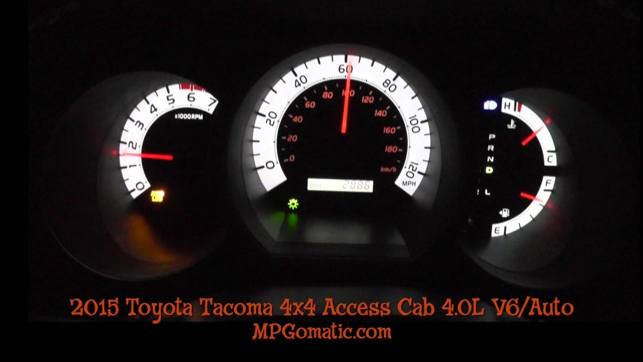2015 Toyota Tacoma 4x4 V6 0-60 MPH Test - YouTube